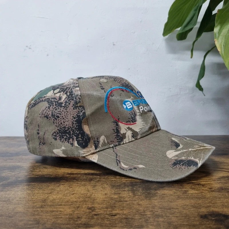 Vintage American Baseball Hat Snapback cap one size khaki brown realtree clyde power group