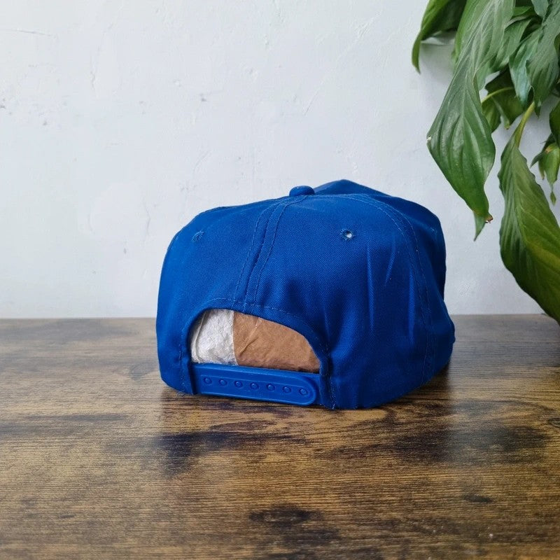 Vintage American Trucker Hat Snapback cap one size adjustable blue Du Pont Accent