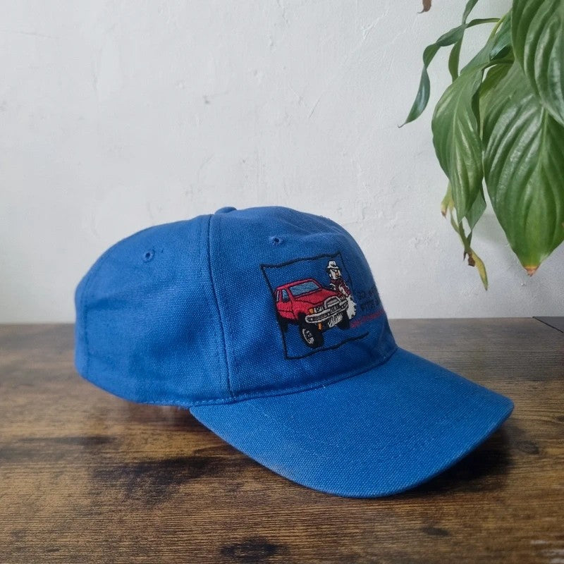 Vintage American baseball Hat Snapback cap one size blue Go Anywhere with GMAC