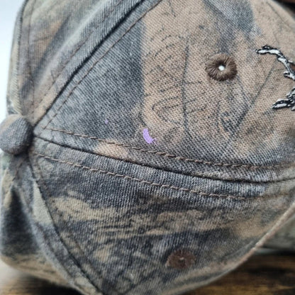 Vintage American Baseball Hat Snapback cap one size adjustable art steward deer