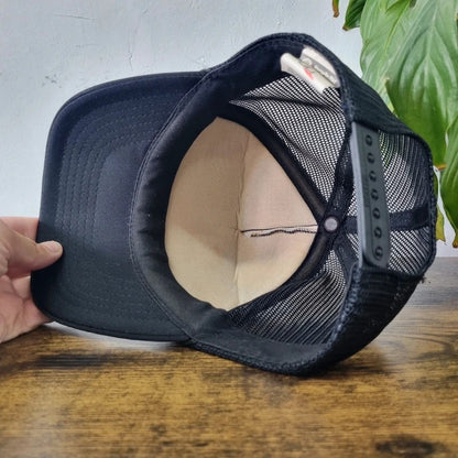 Vintage American Trucker Hat Snapback cap one size adjustable black Nick's Restaurant