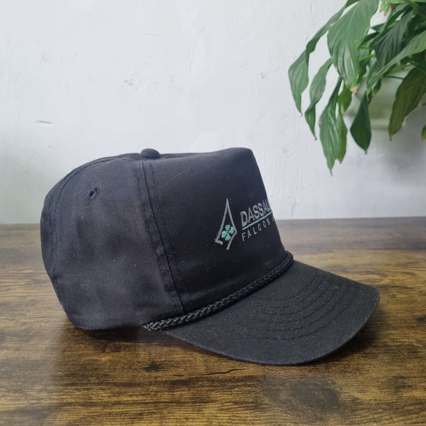 Vintage American Trucker Hat Snapback cap one size adjustable black Dassault