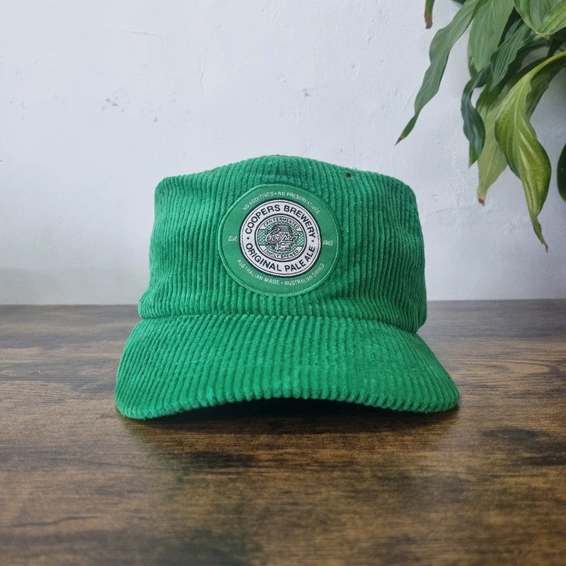 Vintage American Trucker Hat Snapback cap one size adjustable green coopers brewery Australia