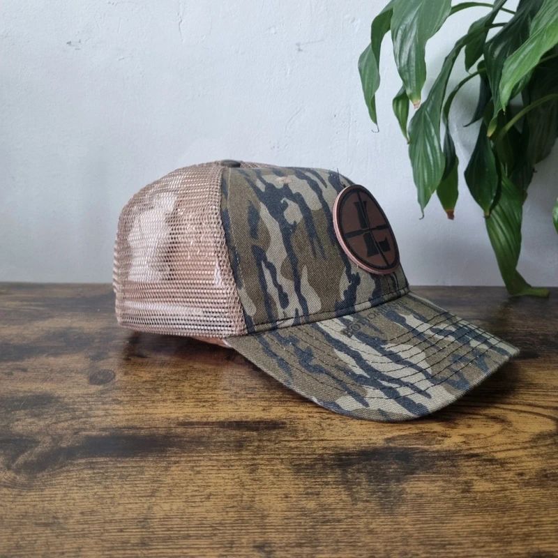 Vintage American Baseball Hat Snapback cap one size adjustable realtree camo khaki brown