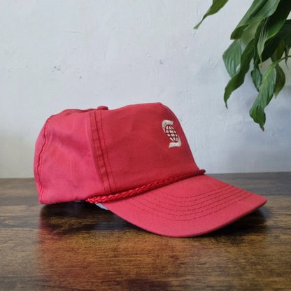 Vintage American Baseball Hat Snapback cap one size adjustable Red Scotiabank