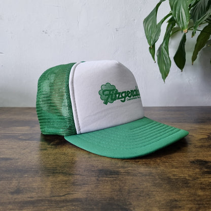 Vintage American Trucker Hat Snapback cap one size green Fitzgeralds casino