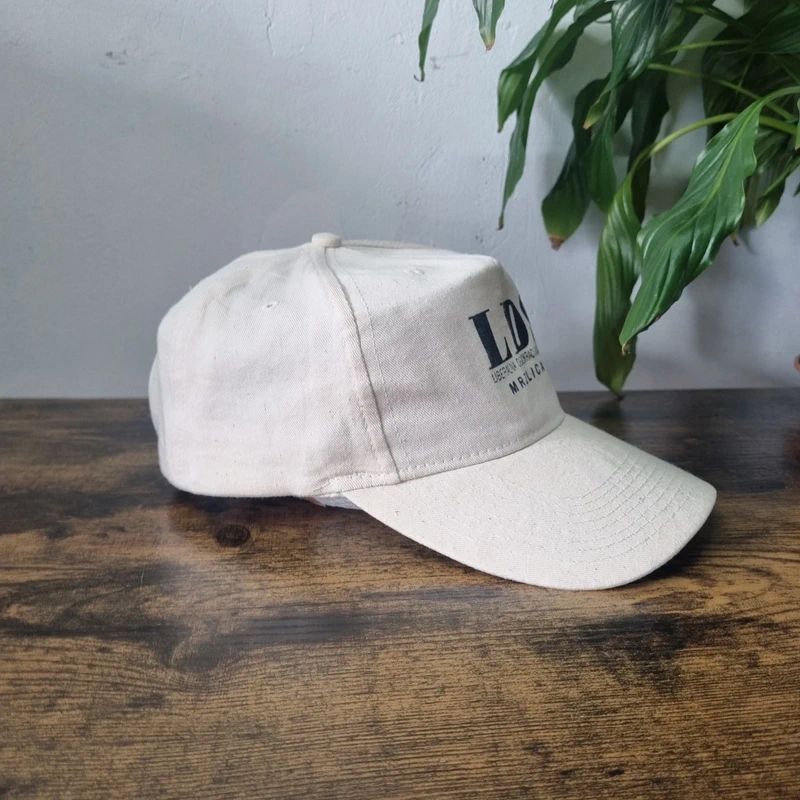 Vintage American Baseball Hat Snapback cap one size adjustable cream LDS Slovenia