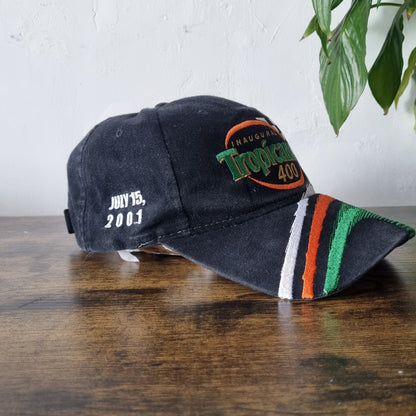 Vintage American Trucker Hat Snapback cap one size adjustable black Tropicana Na