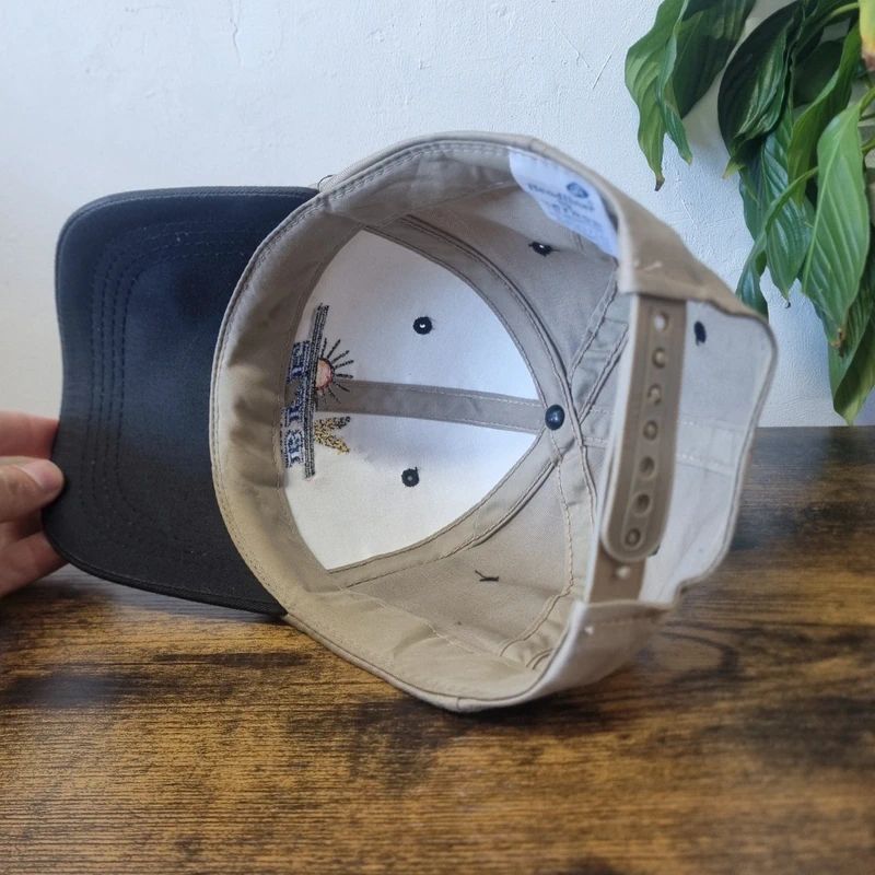 Vintage American baseball Hat Snapback cap one size adjustable khaki black agronomy centre