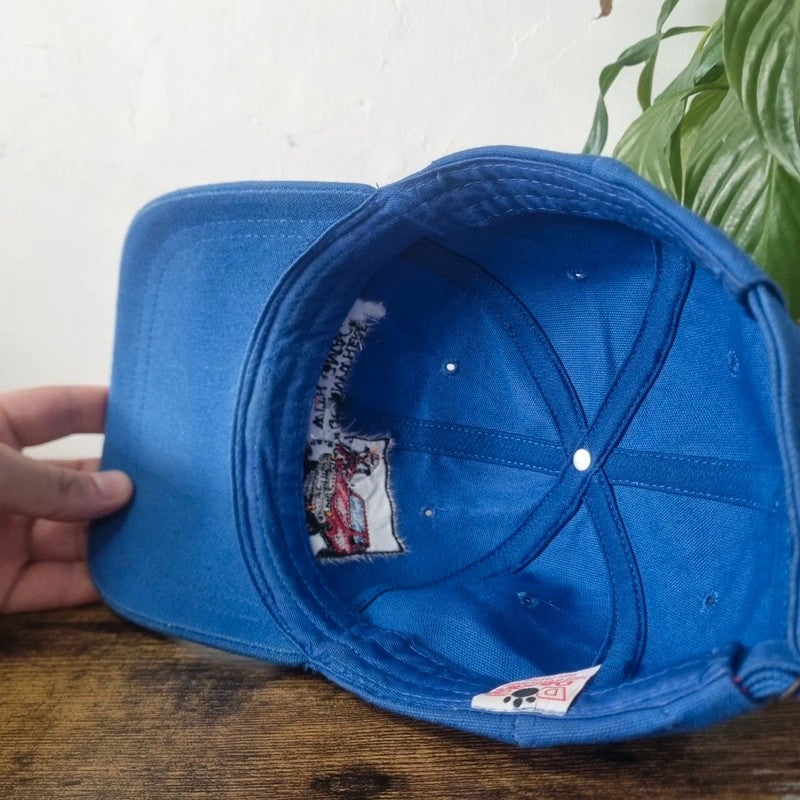 Vintage American baseball Hat Snapback cap one size blue Go Anywhere with GMAC