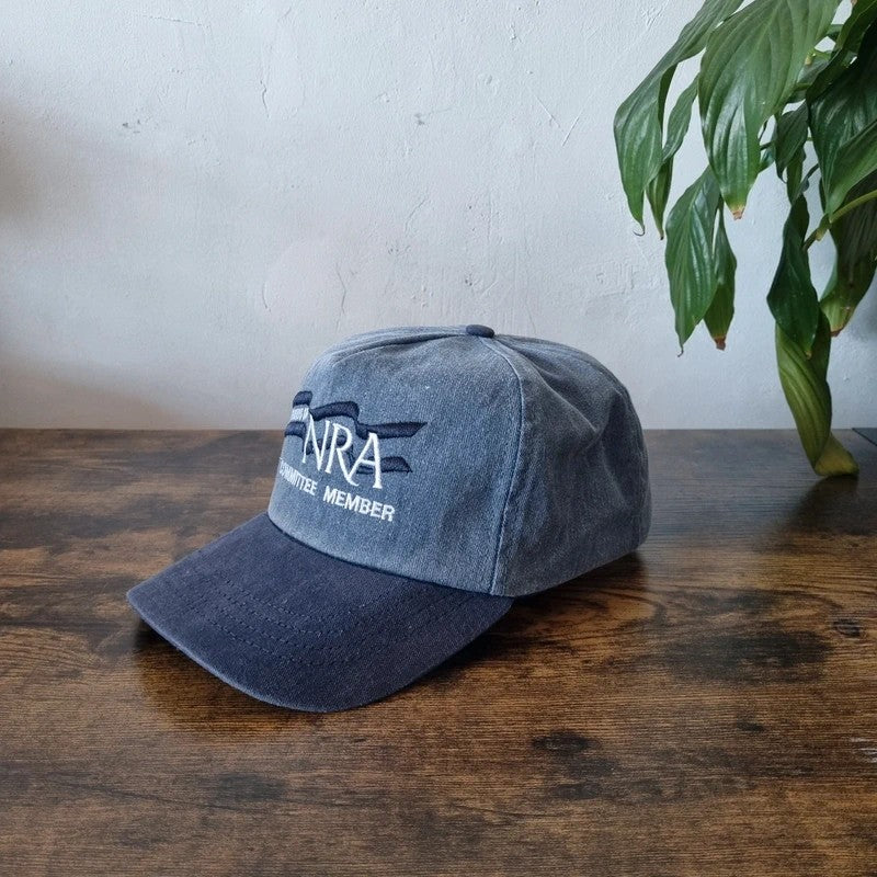 Vintage American Baseball Hat Snapback cap one size adjustable blue friends of NRA