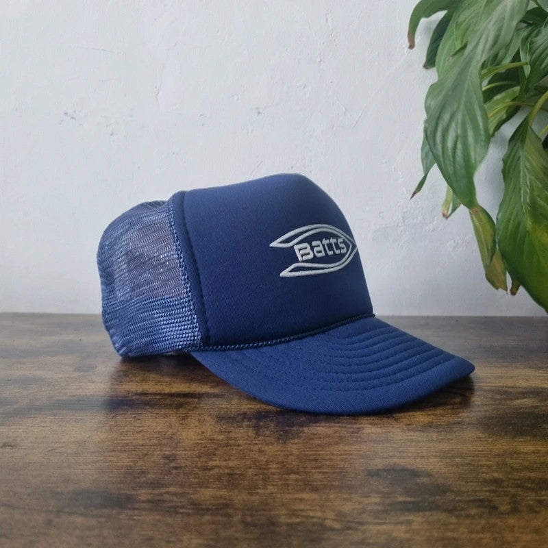Vintage American Trucker Hat Snapback cap one size adjustable navy Batts