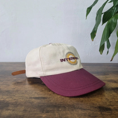 Vintage American baseball Hat Snapback cap one size adjustable red holter lake