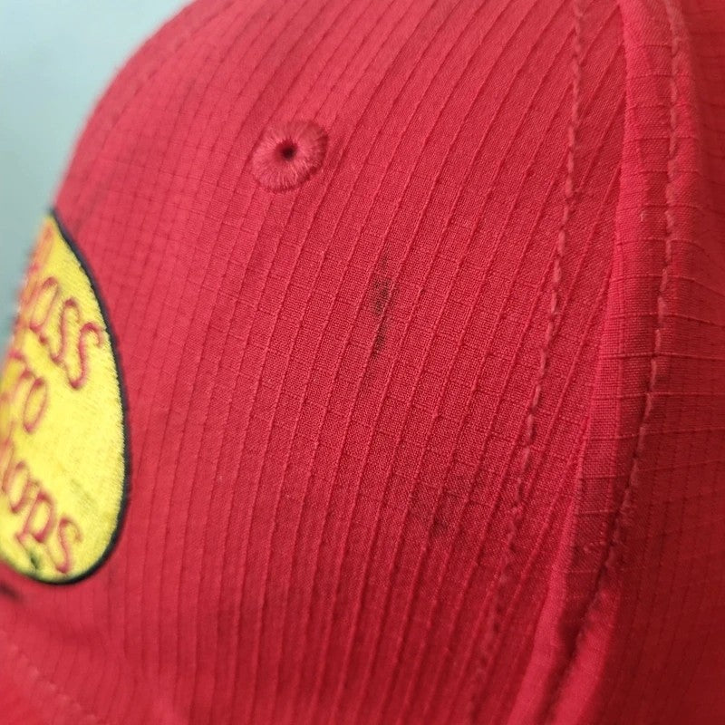Bass Pro Shop Baseball Hat Snapback cap one size adjustable red