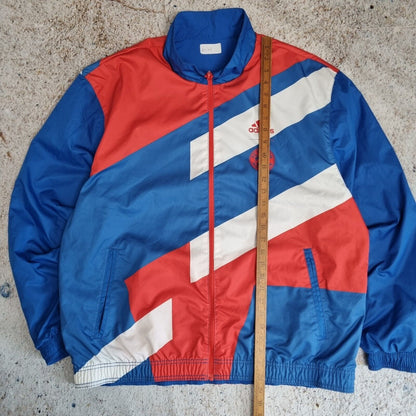 Adidas FC Bayern Munich München Reversible Anthem Jacket - Blue Red Size XL