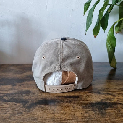 Vintage Mickey Baseball Hat Snapback cap one size adjustable beige black