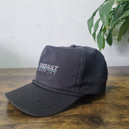 Vintage American Trucker Hat Snapback cap one size adjustable black Dassault