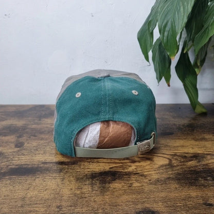 Vintage American Baseball Hat Snapback cap one size adjustable khaki green flroence