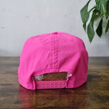 Vintage American Trucker Hat Snapback cap one size pink community beer