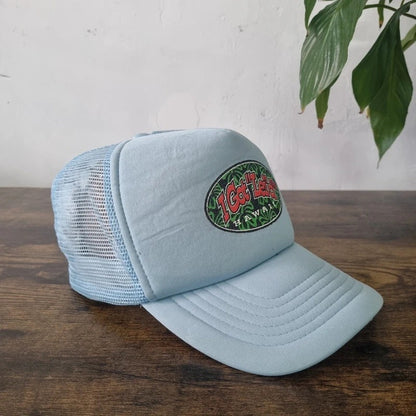 Vintage American Trucker Hat Snapback cap one size adjustable blue hawaii i got leid