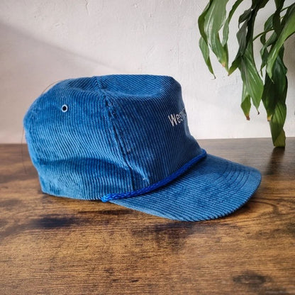 Vintage American Trucker Hat Snapback cap one size adjustable blue westinghouse