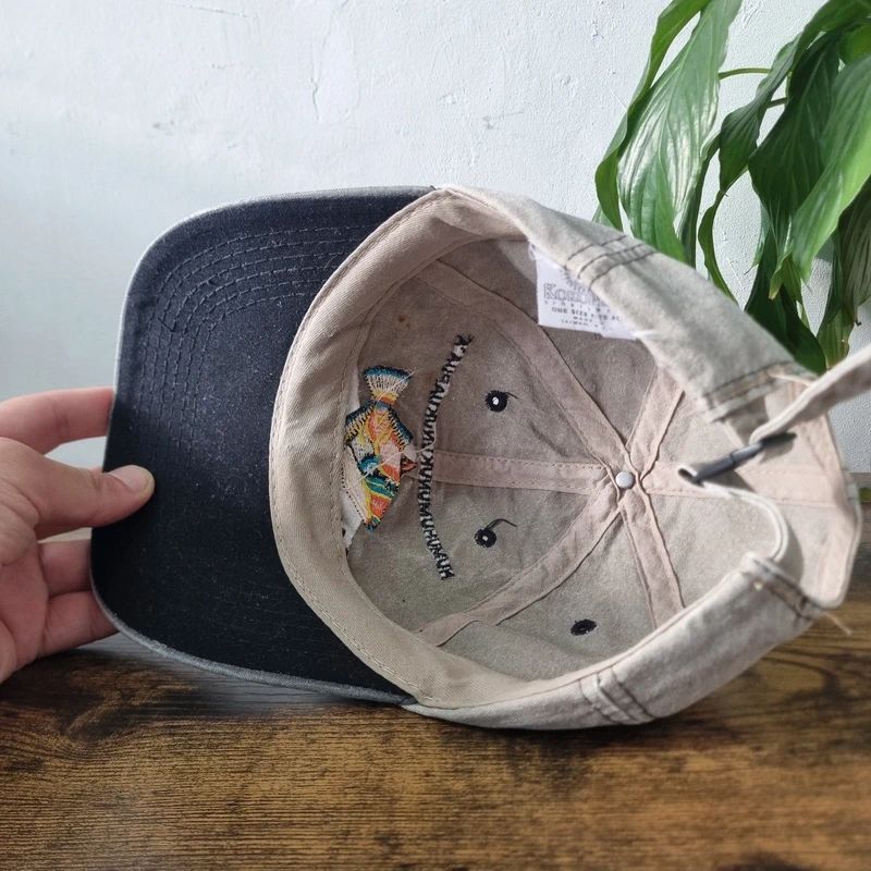 Vintage American Trucker Hat Snapback cap one size adjustable fish maui hawaii