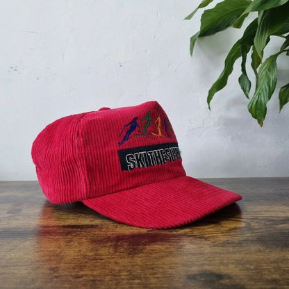 Vintage American Trucker Hat Snapback cap one size adjustable ski the summit