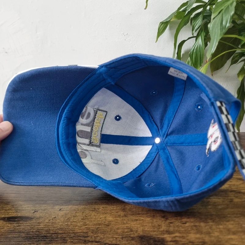 Vintage American nascar racing baseball Hat Snapback cap one size adjustable scotch blue