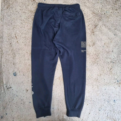 Nike SWOOSH CUFFED SWEATPANTS JOGGERS  - Blue - Size M