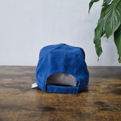 Vintage Trucker Hat snapack cap Jamestown clinic blue cotton one size adjustable 90s