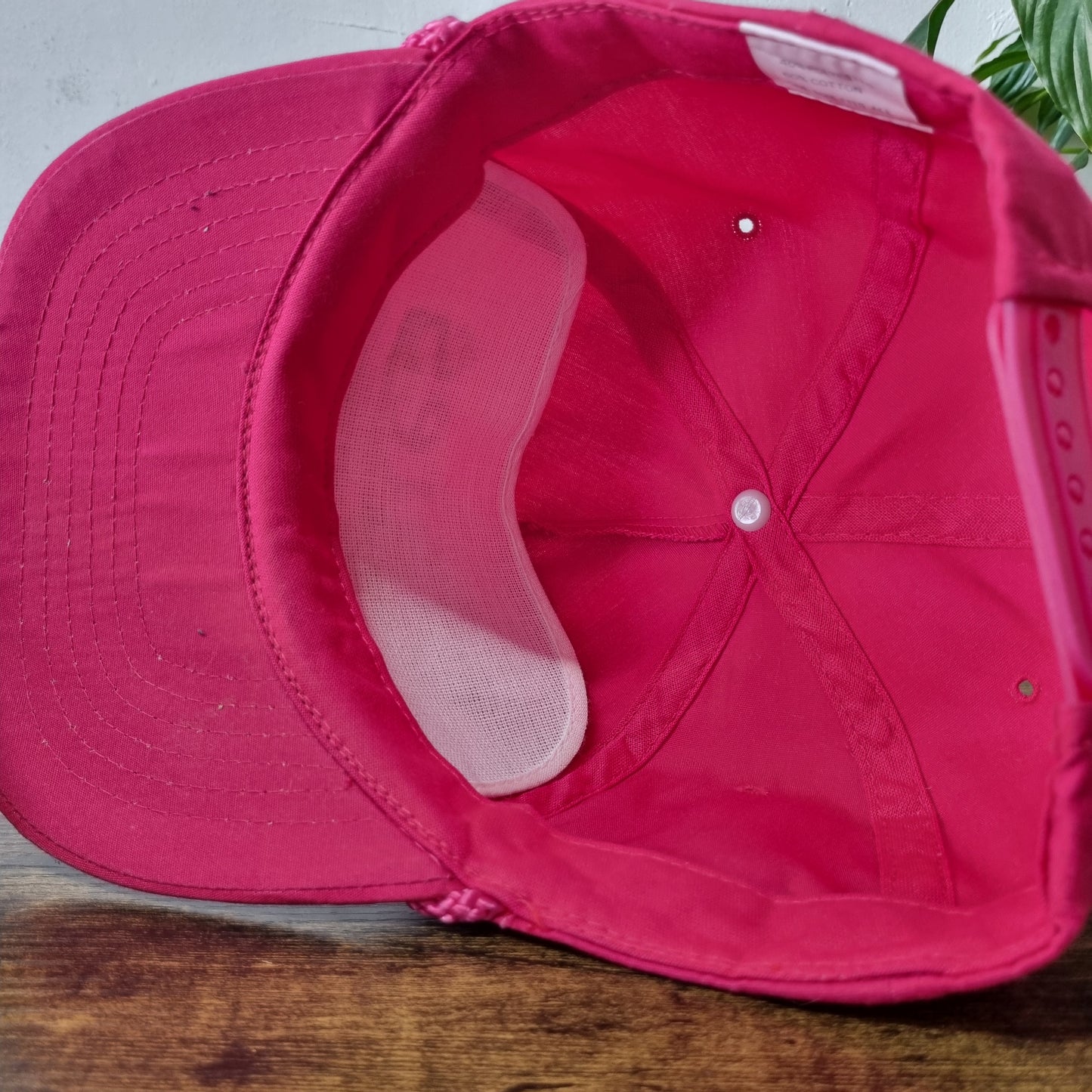 Vintage American Trucker Hat Snapback cap one size red Slates construction