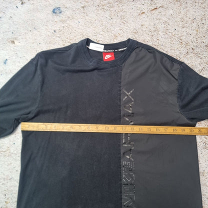 Nike SWEATSHIRT AIR MAX LONG SLEEVE TOP MENS - Black - Size M