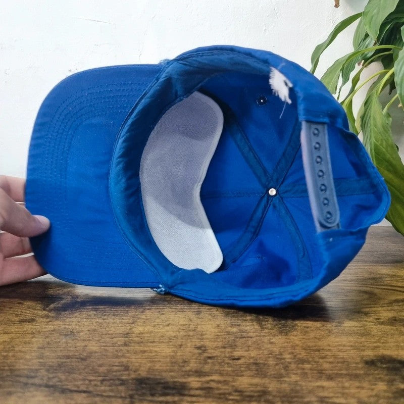 Vintage American Trucker Hat Snapback cap one size adjustable blue cascade engineering