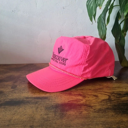 Vintage American Trucker Hat Snapback cap one size adjustable neon pink Vancouver