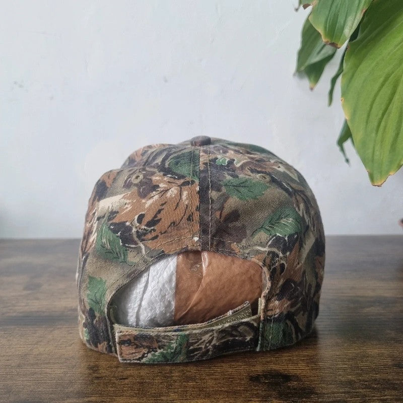 Vintage American Baseball Hat Snapback cap one size adjustable green realtree camo holton LP Gas