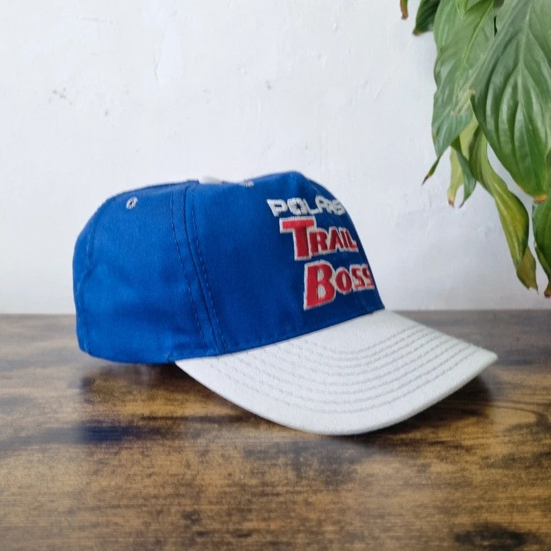 Vintage American Baseball Hat Snapback cap one size adjustable Polaris Trail boss