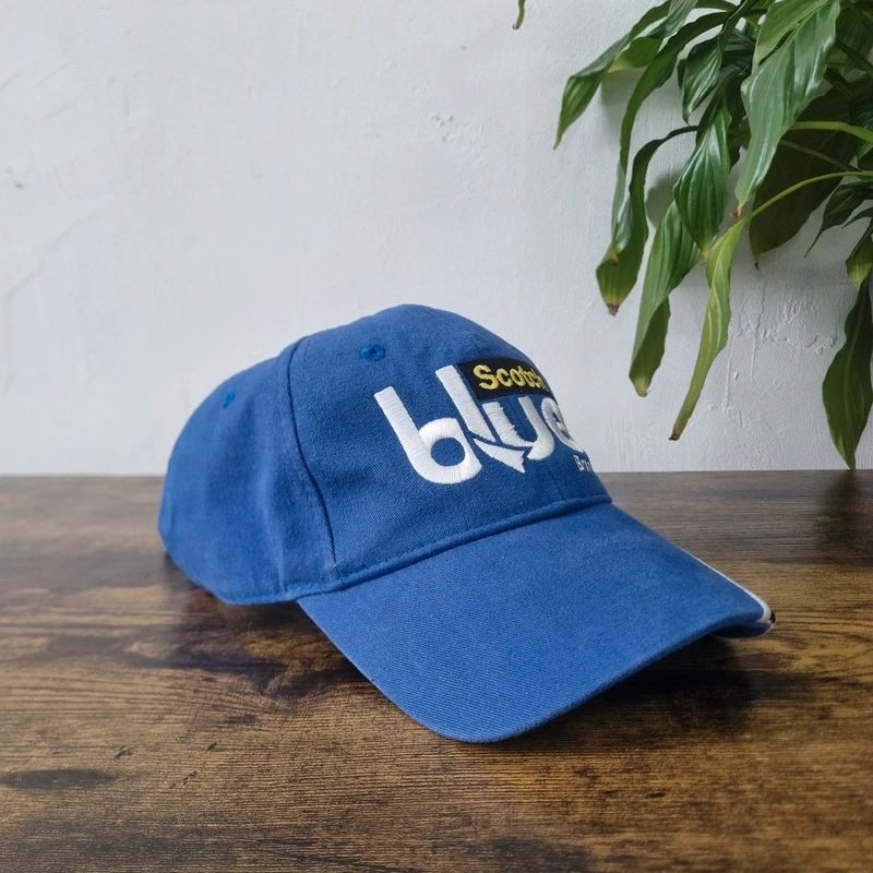 Vintage American nascar racing baseball Hat Snapback cap one size adjustable scotch blue