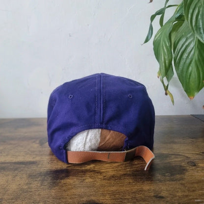 Vintage American Trucker Hat Snapback cap one size adjustable purple hill country