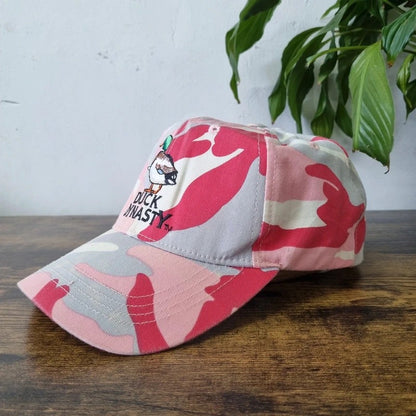 Vintage American Baseball Hat Snapback cap one size adjustable duck dynasty grey red