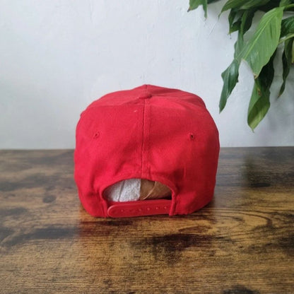 Vintage American Trucker Hat Snapback cap one size adjustable red Al's Marine