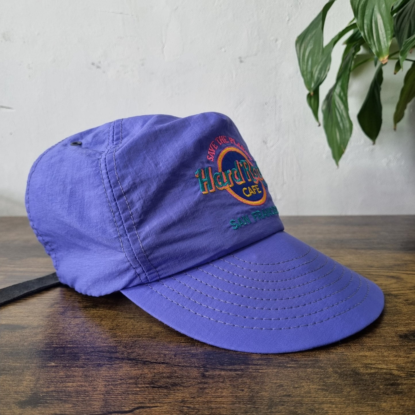 Vintage Hard Rock Cafe Trucker Hat Snapback cap one size purple  San Francisco