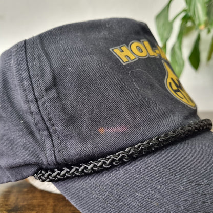 Vintage American Trucker Hat Snapback cap one size adjustable black Hol Mac