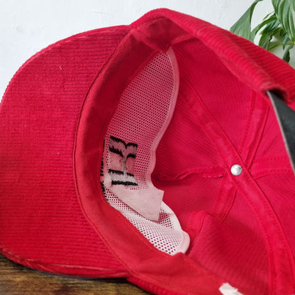 Vintage American Trucker Hat Snapback cap one size adjustable red Kronick Indust