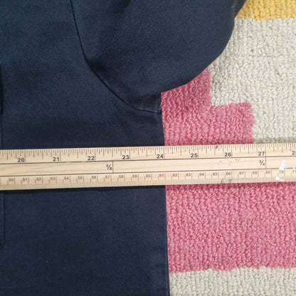 Vintage Dickies Boxy Fit Cropped Shirt Short Sleeve large plain Black Button Up Skater Y2K Surf