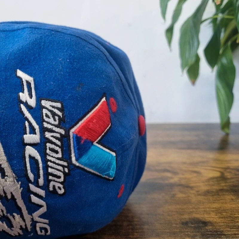 Valvoline racing nascar Hat Snapback cap one size adjustable blue red