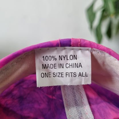 Vintage American Trucker Hat Snapback cap one size adjustable pink lake ozark