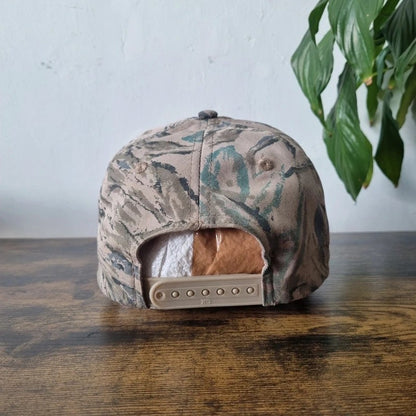 Vintage American Baseball Hat Snapback cap one size timberlake welding realtree camo khaki green