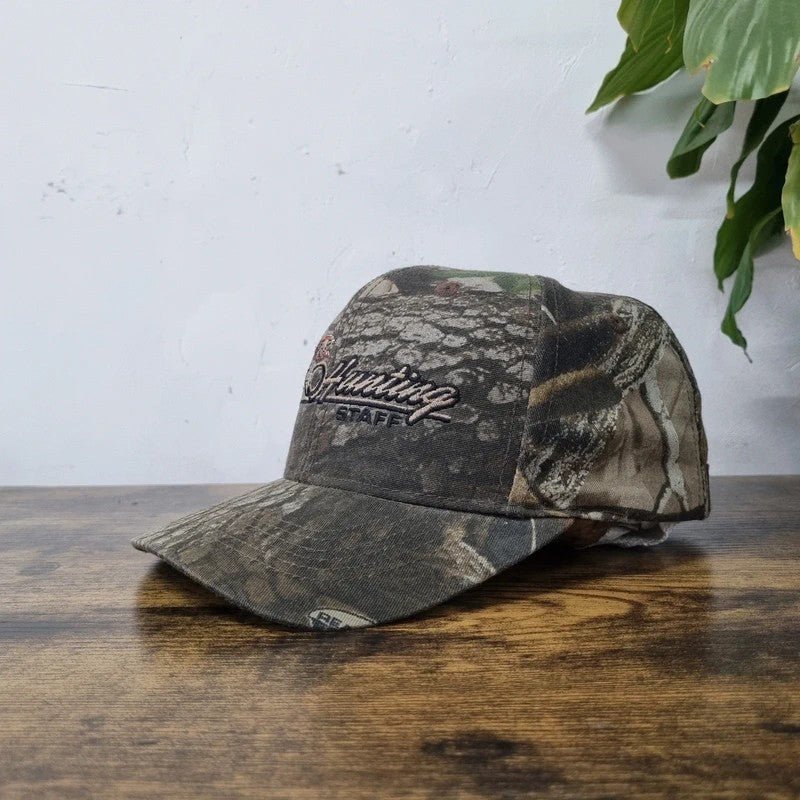 Vintage American Baseball Hat Snapback cap one size adjustable brown realtree pro hunting bird