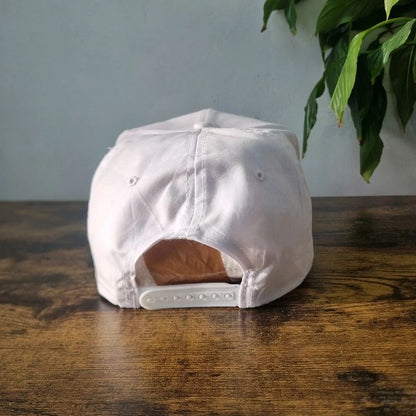 Vintage American Trucker Hat Snapback cap one size adjustable white Bride hen stag do