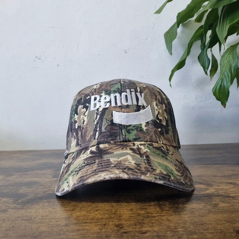 Vintage American Baseball Hat Snapback cap one size adjustable khaki realtree camo bendix